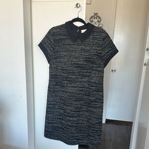 Elegant Black and White Women's Dress
